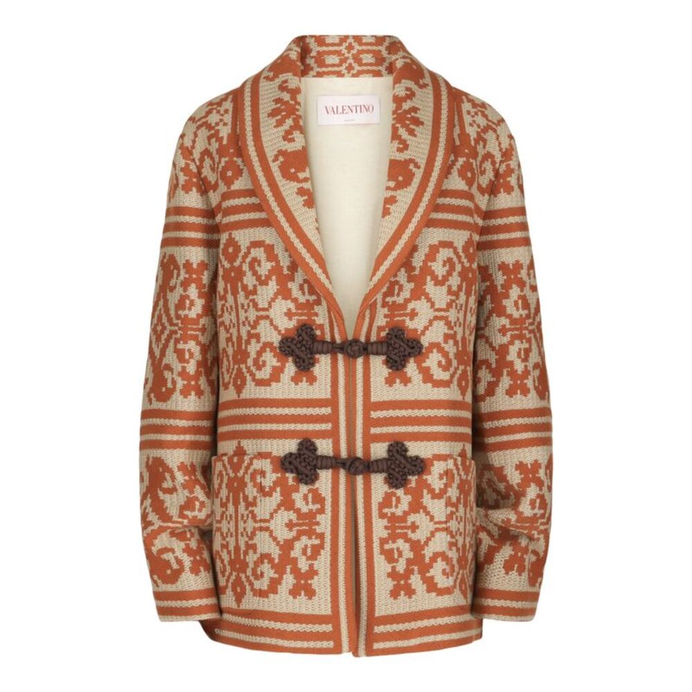Valentino "Après L'Hiver" Jacquard Jacket Multi Mens